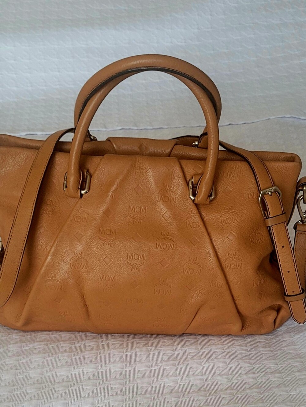 MCM MONOGRAM HANDBAG - Picture 4 of 15